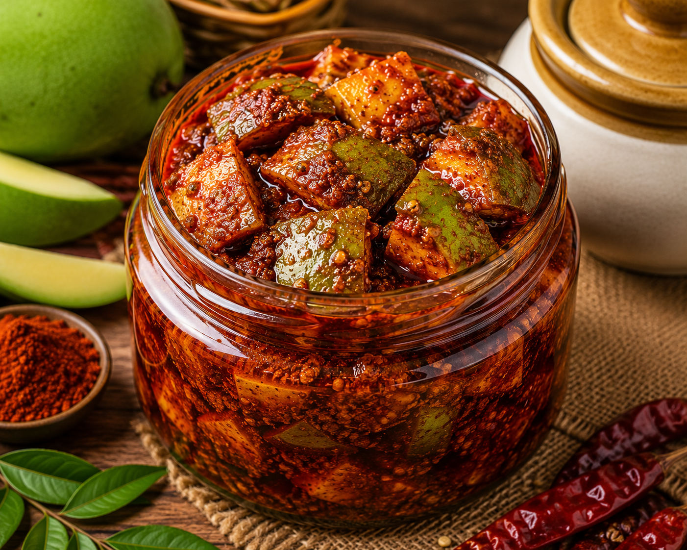Homemade Mango Pickle